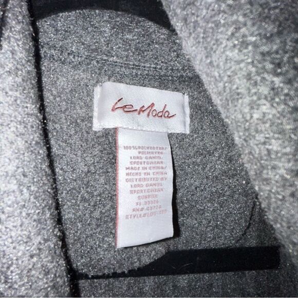 Le Moda Shawl Cascade Collar Sleeveless Sweater Vest - Picture 6 of 8